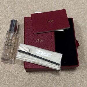 Cartier Red Box with Jewelry Care Cleaning Set